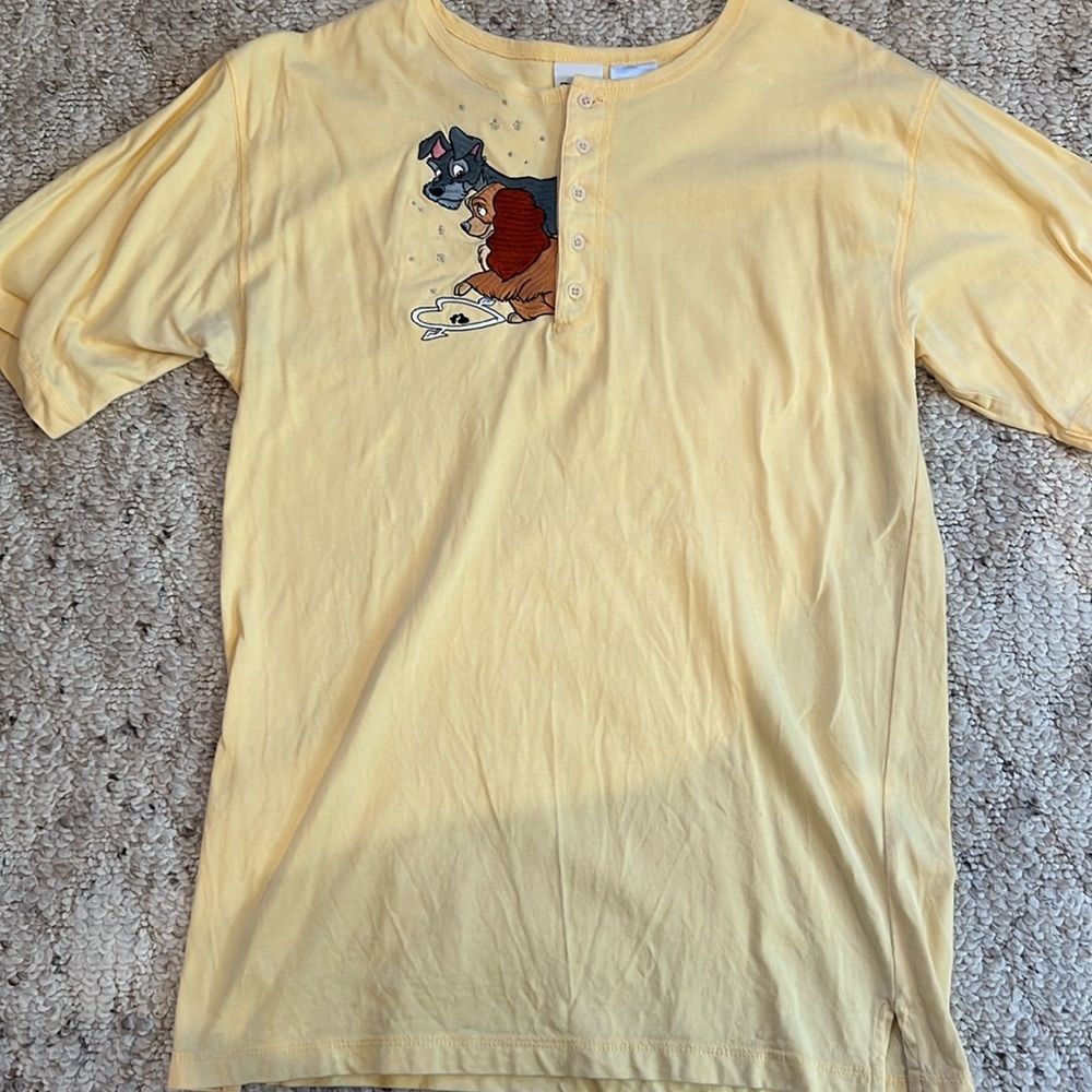 90s Disney Store Lady and the Tramp Embroidered Shirt